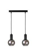 Lampy sufitowe - KET LAMPA wisząca KET1231 szklana OPRAWA skandynawski ZWIS kule czarne KET1231 - miniaturka - grafika 1