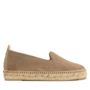 Espadryle Manebi Suede Flat Espadrilles K 1.9 N0 Brązowy - Espadryle damskie - miniaturka - grafika 1