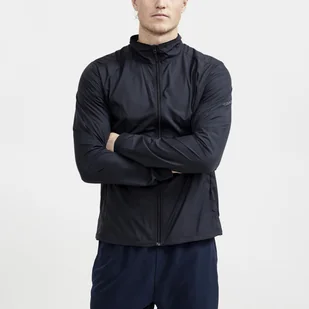 Męska Kurtka CRAFT ADV ESSENCE WIND JACKET M 1911443-999000 – Czarny - Kurtki i kamizelki sportowe damskie - miniaturka - grafika 1