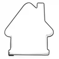 Formy do ciast - Wykrawacz cukierniczy stalowy / foremka do ciastek pierników domek 5,5 cm kod: O-127446 - miniaturka - grafika 1