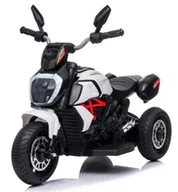 Pojazdy elektryczne dla dzieci - NoName Motor Fast Tourist Biały PA.BLJ818.BIA - miniaturka - grafika 1