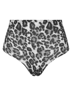 Majtki damskie - Chantelle Figi klasyczne z wysokim stanem Soft Stretch C11D70 Szary - miniaturka - grafika 1