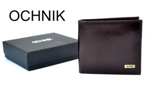 OCHNIK skórzany portfel męski PL-106-89 PL-106/89 - Portfele - miniaturka - grafika 1