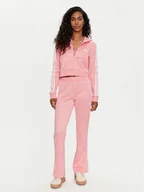 Dresy damskie - adidas Dres Glam IX1117 Różowy Slim Fit - miniaturka - grafika 1