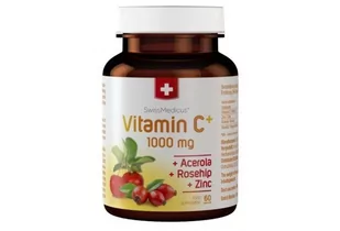 SwissMedicus SwissMedicus Witamina C 1000mg acerola cynk róża - Witaminy i minerały - miniaturka - grafika 1