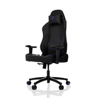 Fotele - Obrotowy fotel ergonomiczny P-line czarny fioletowy - miniaturka - grafika 1