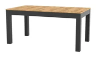 Stoły - Stół Rozkładany Wenus 160-300X90 Czarny / Dąb Craft - miniaturka - grafika 1