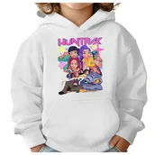 Bluzy dla dziewczynek - BLUZA DZIECIĘCA KPOP DEMON HUNTERS HUNTRIX 110-116 Z KAPTUREM BAWEŁNIANA - miniaturka - grafika 1