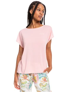 Koszulka damska Roxy Short Sleeve luźna różowa-S - Koszulki i topy damskie - miniaturka - grafika 1