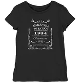 Koszulki i topy damskie - Koszulka damska 40 urodziny 1984 najlepsza 40 latka limited edition prezent S - miniaturka - grafika 1