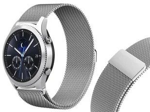 Bransoleta Milanese pasek Alogy stal nierdzewna do smartwatcha 22mm Srebrny - Akcesoria do smartwatchy - miniaturka - grafika 12