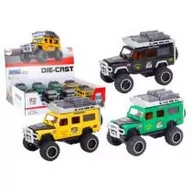 Samochody i pojazdy dla dzieci - Samochód terenowy metalowy Guard 1:32 MIX Leantoys - miniaturka - grafika 1