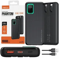 Powerbanki - SZYBKI POWERBANK 10000MAH 22,5W QC 3.0 PD + KABEL LIGHTNING USB-C RECCI - miniaturka - grafika 1