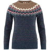 Swetry damskie - Sweter damski Fjällräven Övik Knit Sweater W Rozmiar: M / Kolor: niebieski - miniaturka - grafika 1