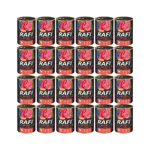 Dolina Noteci (RAFI) RAFI PRZEPIÓRKA Zestaw 24x 400g  od 95zł +DO 3% ZWROTU W PROGRAMIE LOJALNOŚCIOWYM ZEST-RAFI-400-24-PRZ - Mokra karma dla psów - miniaturka - grafika 7