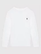 Bluzy dla chłopców - Ralph Lauren Polo Bluzka Ls Cn 322843804004 Biały Regular Fit - miniaturka - grafika 1