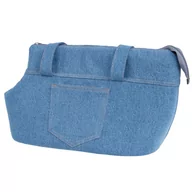 Sprzęt podróżny i transportery dla psów - Amiplay Denim Torba Transportowa S 35X21X24Cm Niebieska Dla Psa - miniaturka - grafika 1