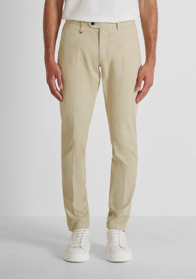 pantalone misto bawełna męskie safari