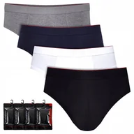 Majtki męskie - SLIPY męskie Henderson Red Line BAWEŁNA 4-PAK - XL - miniaturka - grafika 1
