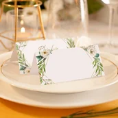 Wizytowniki - WIZYTÓWKI uniwersalne do wypisania Geometryczne Serce 10szt - miniaturka - grafika 1