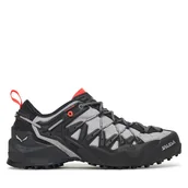 Buty trekkingowe damskie - Trekkingi Salewa Wildfire Edge 0000061347 Szary - miniaturka - grafika 1