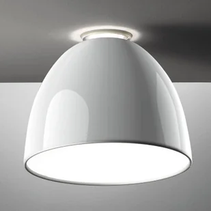 Artemide Lampa sufitowa designerska Nur Mini Gloss, możliwość ściemniania, biały / opal, salon / jadalnia, aluminium, design - Lampy sufitowe - miniaturka - grafika 1