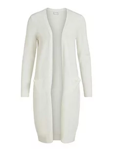 Vila Kobiety Viril Long L/S Knit Kardigan, Biały, XXL - Swetry damskie - miniaturka - grafika 1