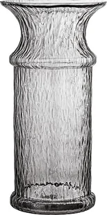 Wazon Dida 38 cm szary szklany - Wazony i flakony - miniaturka - grafika 1
