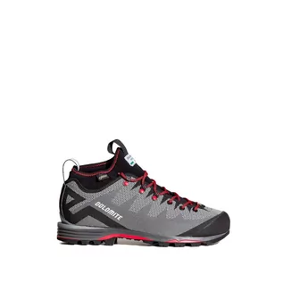 Odzież trekkingowa męska - Buty trekkingowe męskie Dolomite Veloce GTX Pewter Grey Fiery Red - grafika 1