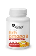 Suplementy naturalne - Aliness Fish Omega 3 Forte Trójglicerydy 500/250 mg, kapsułki 90 szt. - miniaturka - grafika 1