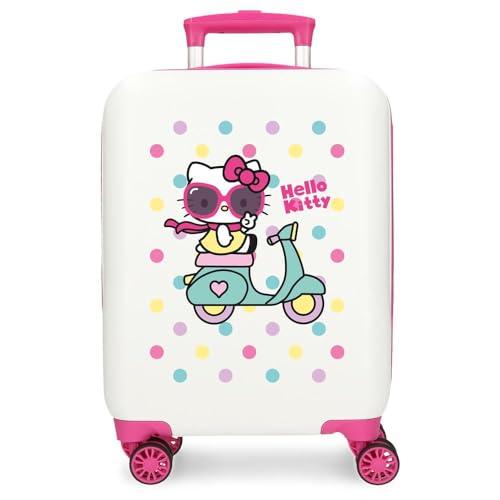 Hello Kitty Girl Gang Różowa walizka kabinowa 33 x 50 x 20 cm Twardy ABS Zamek szyfrowy z boku 28,4 L 2 kg 4 Podwójne koła Bagaż Ręczny, Różowy kolor, walizka kabinowa