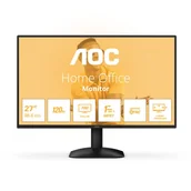 Monitory - AOC B3 27B31H LED 27" Full HD Czarny - miniaturka - grafika 1