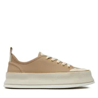 Trampki damskie - Trampki Max Mara Prefallsneaker 2424766011 Beżowy - miniaturka - grafika 1