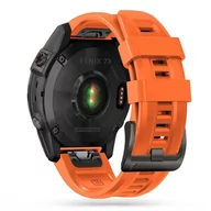 Akcesoria do smartwatchy - Pasek Iconband Braders do Garmin Fenix 5 / 6 / 6 Pro / 7 Orange - miniaturka - grafika 1