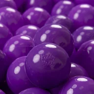 Suche baseny - KiddyMoon Plastikowe piłeczki 7cm fiolet 50 Zabawka zestaw kulek - miniaturka - grafika 1