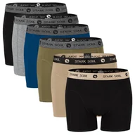 Majtki męskie - Męskie Bokserki bawełniane rozmiar XL zestaw 6 szt. Komfortowe Eleganckie Wygodne MIX kolorów - miniaturka - grafika 1