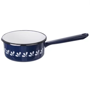 Orion Garnek rondel rondelek emaliowany 12cm 0,6L NIEBIESKI 113509 - Rondle - miniaturka - grafika 1