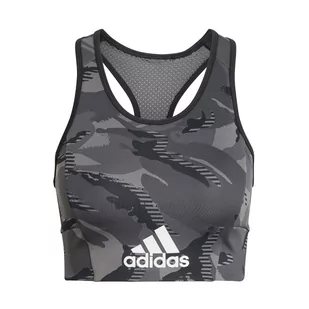 adidas WMNS Designed To Move Camo biustonosz 811 : Rozmiar - M - Pozostała odzież narciarska - miniaturka - grafika 1