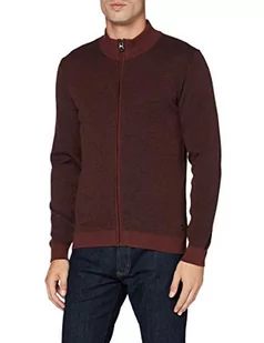 Pierre Cardin Męska kurtka z dzianiny Bicolor Structure, czerwony, S - Kurtki męskie - miniaturka - grafika 1