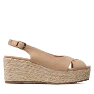 Espadryle damskie - Espadryle Jenny Fairy TS5249-01 Beżowy - miniaturka - grafika 1