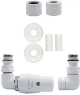 Zawory i kraniki - Varioterm Zawór termostatyczny trójosiowy Vision All in One - biały miedziana - CU 15 mm lewy AVIGS0206CFK/L(Cu) - miniaturka - grafika 1