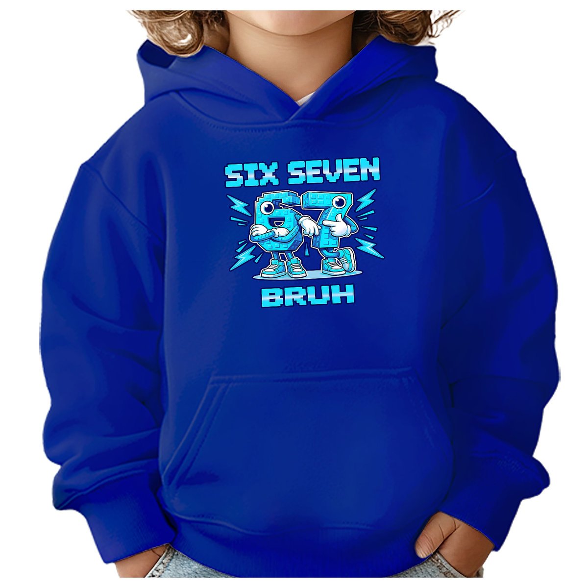BLUZA DZIECIĘCA 67 SIX SEVEN VIRAL BRUH 122-128 CHŁOPIĘCA DZIEWCZĘCA