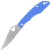 Noże - Nóż składany Spyderco Grasshopper Blue G10, Satin 12C27 (C138GBLP) - miniaturka - grafika 1