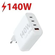 Ładowarki i akumulatory - XTORM Ładowarka sieciowa GaN² Ultra 140W biała - miniaturka - grafika 1