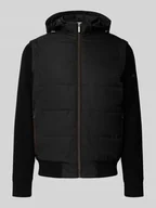 Swetry męskie - Kurtka hybrydowa z kapturem - miniaturka - grafika 1