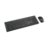 Zestawy myszka + klawiatura - Kensington KM150 EQ klawiatura Dołączona myszka Biuro RF Wireless QWERTY Skandynawia Czarny - miniaturka - grafika 1