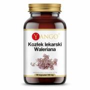 Suplementy naturalne - Yango Yango Kozłek Lekarski 510 mg 90 k Waleriana - miniaturka - grafika 1