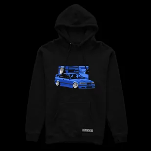 Czarna bluza z kapturem BMW E36 coupe -L - Odzież do sportów motorowych - miniaturka - grafika 1