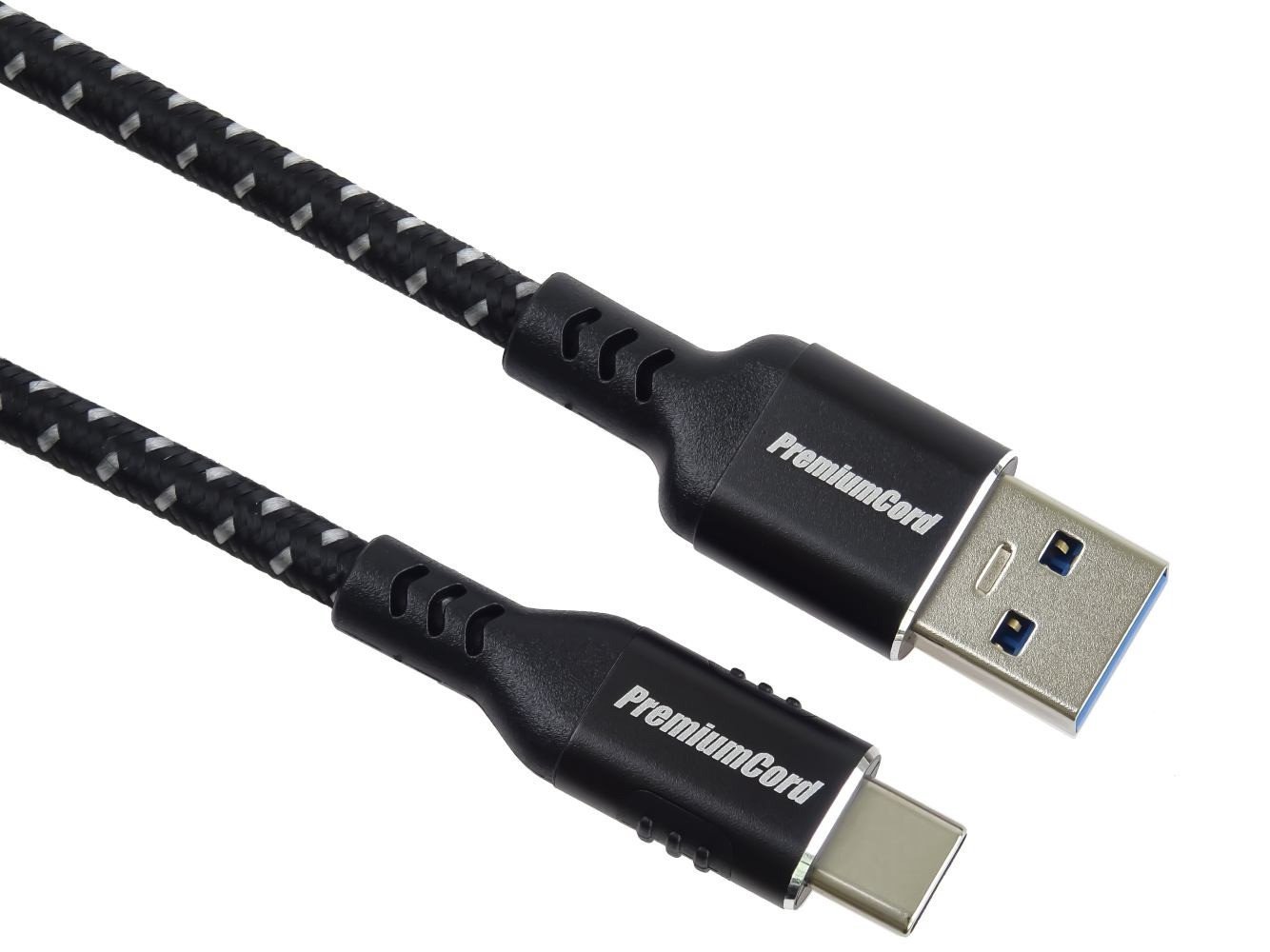 PREMIUMCORD Kabel USB-C na USB 3.0, 5Gbit/s, 1m