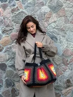 Torebki damskie - Torba na ramię-shopperka - miniaturka - grafika 1